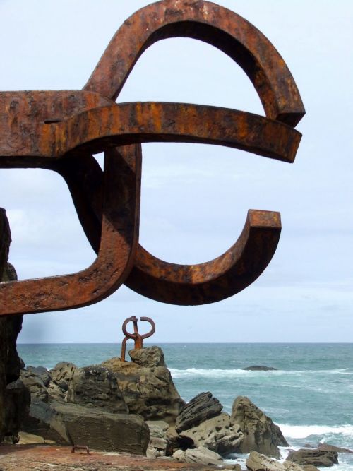 Windkämme von Chillida in San Sebastián