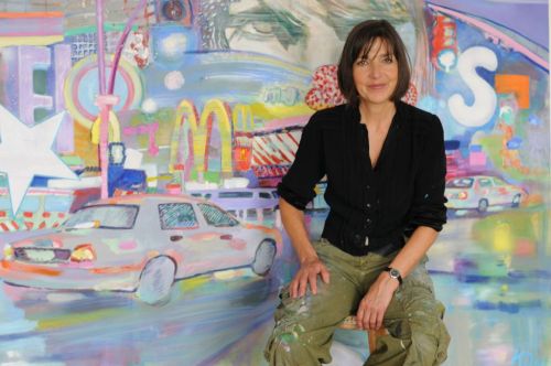 Katharina Duwe in ihrem Atelier
