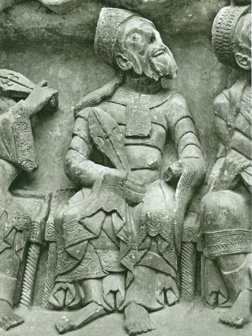 Moissac, St-Pierre: Detail vom Tympanon