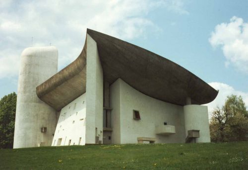 Le Corbusiers Kirche in Ronchamp
