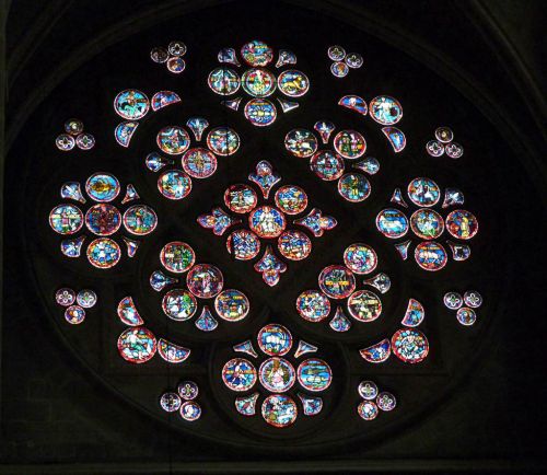 Lausanne: Fensterrose der Kathedrale
Foto: R. Plum